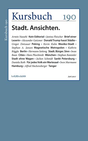 [Kursbuch 190] • Stadt. Ansichten.